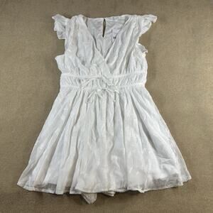 Willow And Root White Romper XL NWT
